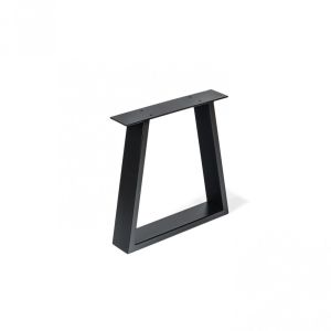 Mueble de diseño rei pie fijo metal crudo negro