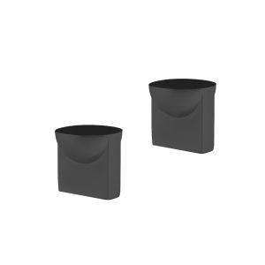 Pomo para mueble rei 866 | 25x25x24 mm | negro mate | 2 uds. | zamak
