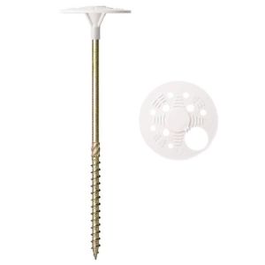 Cartón de 100 rosetas de plástico ø60 mm scell it para tornillos de madera