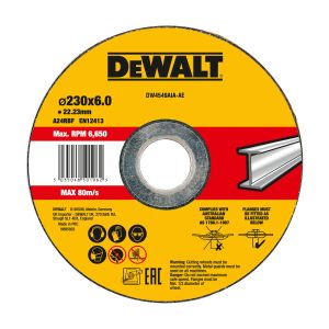 Dewalt dw4549aia-ae - disco de desbaste cóncavo para metal 230 x 6 x 22.23
