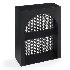 Estantería de pared jäller 40x30x13 cm - negro [en.casa]