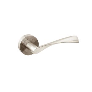 Manivelas de aluminio twist con roseta d.50 mm para puertas de