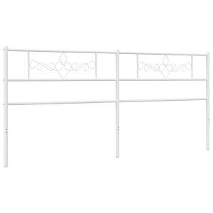 vidaXL cabecero de metal blanco 193 cm
