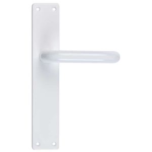 Juego manilla recuperable aluminio 238 placa cuadrada blanca
