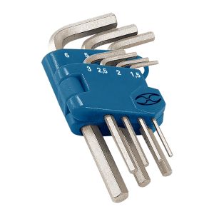 Juego llaves allen - 1,5 a 6 mm - 7 llaves