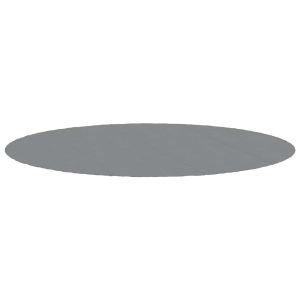 vidaXL tapiz de suelo piscina geotextil de poliéster gris claro ø500cm