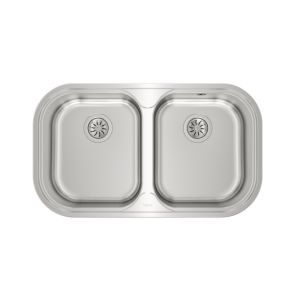 Fregadero teka stylo 2c inox 2 cubetas mueble 80 cm