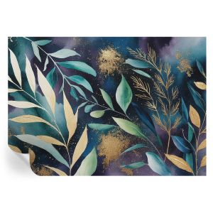 Papel pintado autoadhesivo hojas botánicas 208x146 tulup