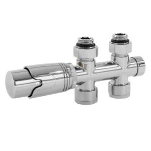 Kit de conexión central termostato para radiadores 50mm ecd germany