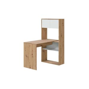Escritorio con estantería reversible funcional y moderno