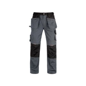 Pantalón de trabajo vittoria pro multibolsillos gris / negro talla xxl