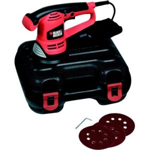 Lijadora excéntrica con cable - black+decker - ka191ek-qs - 480w - 125mm -