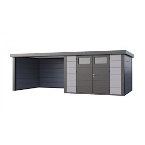 Caseta jardin nh8 c apoyo grande a la izquierda | gris claro | novo habitat