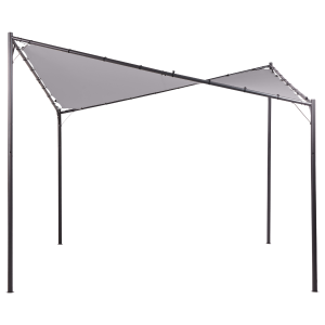 Cenador aventine 300 cm 300 cm metal gris