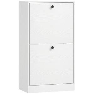 Zapatero 47x26x85 cm color blanco Homcom, hogar - muebles de recibidor