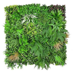 Jardín vertical artificial selvático multicolor 100x100 cm - naturing monde
