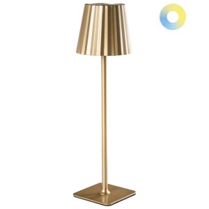 Lámpara de mesa exterior dorado abaro