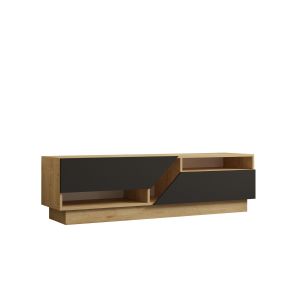 Mueble para la televisión de madera <<yaprak>> - 160 x 40 x 45 cm - zafiro,