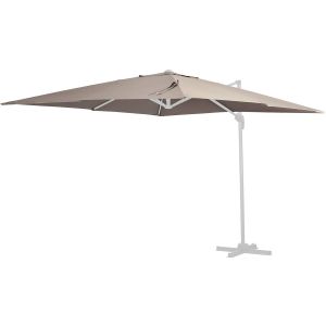Tela de recambio para el parasol "sun 4" - 3 x 4 m - topo