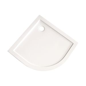 Ondee - plato de ducha yqua  antideslizante - 1/4 c 90cm - blanco
