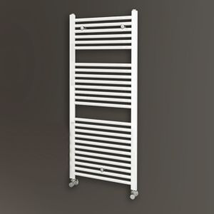 Kibath secatoallas radiador circuito calefac. De 120x50 cm blanco de acero