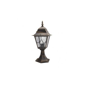Bootes street light 1xe27 aluminium / crystal black