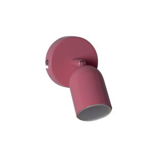Aplique De Pared Rosa De Metal GU10 Orientable Para Interior Moderno