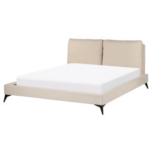 Cama bouclé melle 160 x 200 cm beige