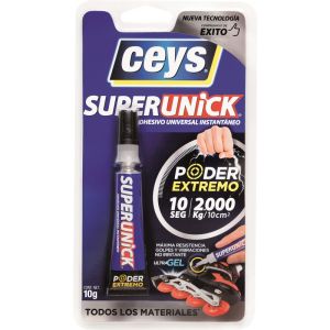 Ceys adhesivo instantaneo superunick poder extremo 10 gr.