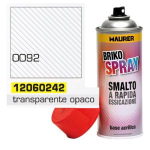 Spray pintura transparente opaco mate 400 ml.