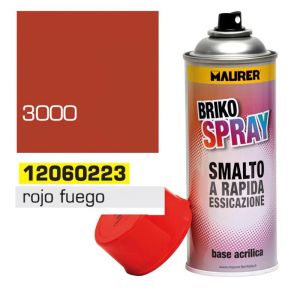 Spray pintura rojo fuego 400 ml.