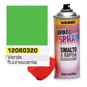 Spray pintura verde fluorescente 400 ml.