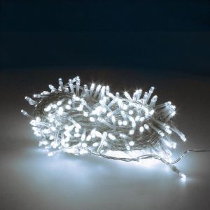 Guinalda luces navidad 300 leds color blanco frio luz navidad interiores y exteriores ip44