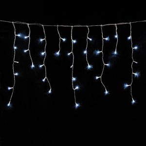 Guirnalda luces navidad cortina 5x1 metros 182 leds blanco frio. luz navidad interiores y