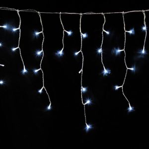 Guirnalda luces navidad cortina 10x1 metros 345 leds blanco frio. luz navidad interiores y