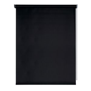 Estor Opaco Moon, Estor enrollable Blackout Negro, 80 x 250cm