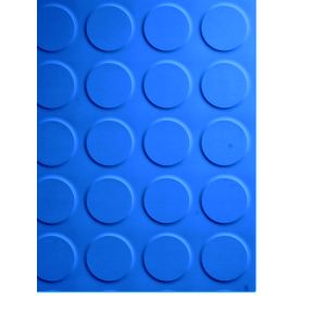 Pavimento de círculos | Suelo de caucho | COLORFULL | Rollo: 1x10 m.s (Azul)