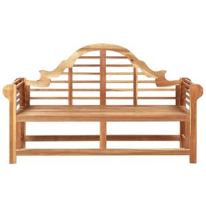 Banco de jardín marlboro 180 cm madera de acacia marrón claro