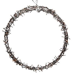 Corona de luz 500 LEDs blanco cálido ø 58cm ip44 ecd geramny