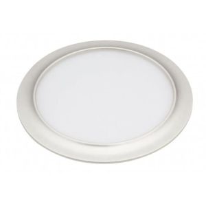 Downlight empotrado - trevor - plata perla - 15w - 1200 lúmenes - 3000k