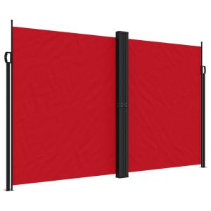 vidaXL toldo lateral retráctil rojo 200x1200 cm