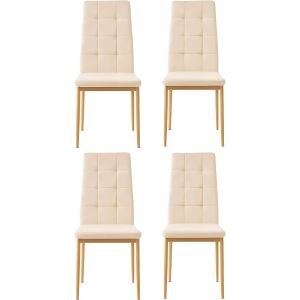 Dupi sillas de comedor denia | pack 4 unidades | beige