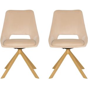 Dupi sillas de comedor calpe | pack 2 unidades | beige
