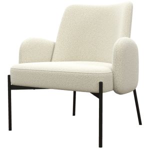 Alex-sillón de tela cozy ecru