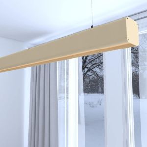Lámpara lineal techo colgante marfil 1,5 m - luz cálida 2700k