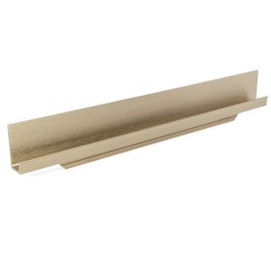 Tirador aluminio acabado latón cava cepillado largo long. 397mm.