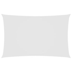 vidaXL toldo de vela rectangular tela oxford blanco 2,5x5 m