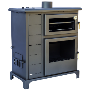 Joima - estufa policombustible con horno modelo eco valle 12 kw