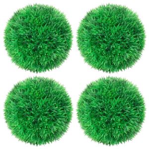 Bolas de boj artificial 4 unidades 12 cm eerf7201