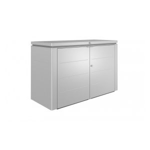 BAUL ARCON METALICO HIGHBOARD 160 BIOHORT JARDIN PLATA